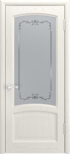Купить кЛИО, шпон дуба, дуб RAL 9010, стекло в Москве в интернет-магазине dveri-doors.com