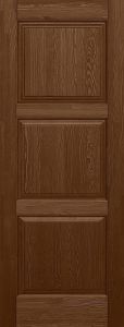 Купить белорусские двери из массива сосны Турин Браш Орех Глухая в Москве в интернет-магазине dveri-doors.com