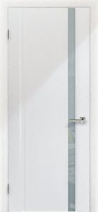 Купить дверь межкомнатную  «Меланит 1» стекло Молочный дуб, Натуральный шпон в Москве в интернет-магазине dveri-doors.com