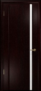 Купить ульяновскую дверь, "Арт Деко", Спация-1 венге, стекло белое в Москве в интернет-магазине dveri-doors.com